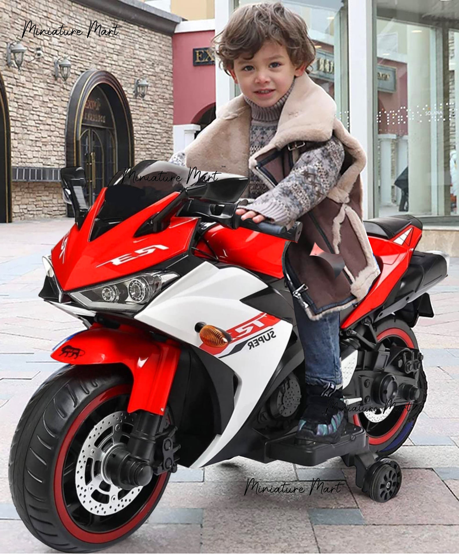Kids R3 Electric Ride On Bike For 1 - 8 Year Children With Hand Accelerator & Foot Brake + Music Player + 1 Year Warranty Kids R3 Electric Ride On Bike For 1 - 8 Year Children With Hand Accelerator & Foot Brake + Music Player + 1 Year Warranty